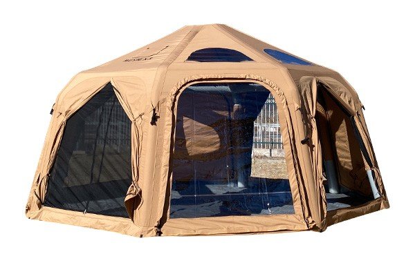 Inflatable yurt tent