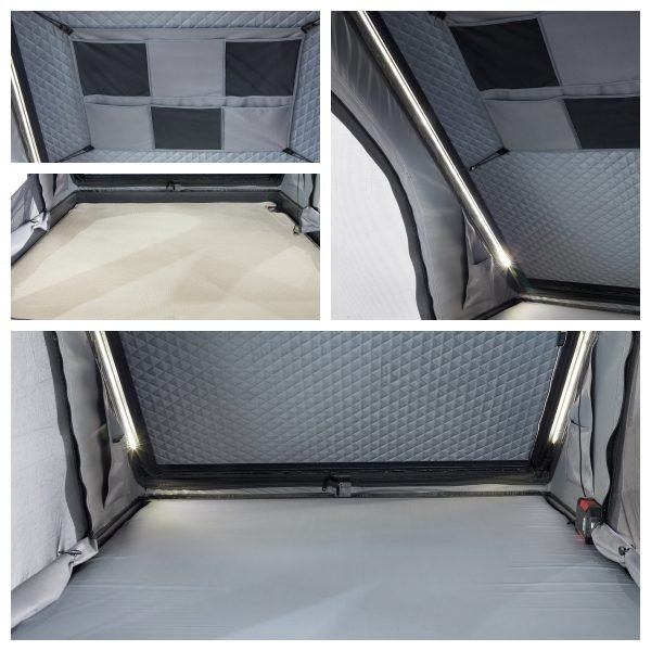 Easy Setup Aluminum Hardshell Car Rooftop Tent