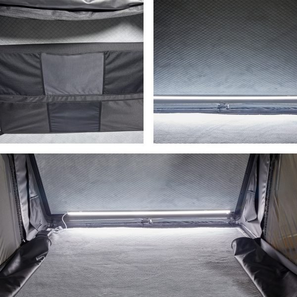 Slim-Lined Triangle Aluminum Hard Shell Roof Top Tent