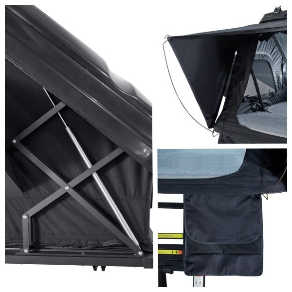 ABS Shell Lift tail  side open rooftop tent