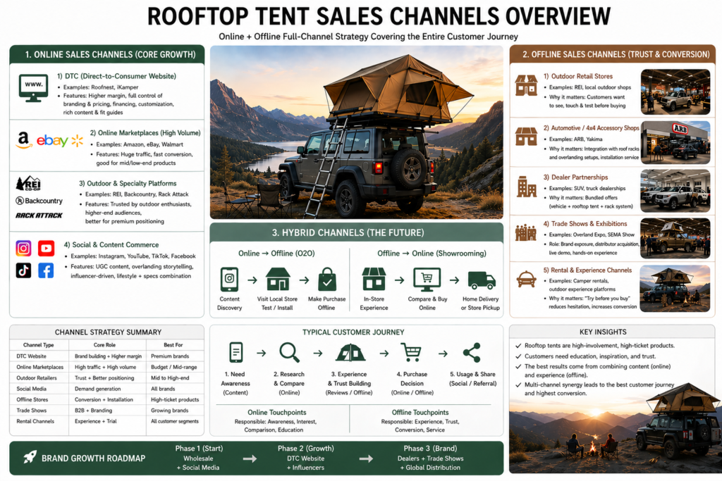 Rooftop Tent Online Offline Sales Channels 1024x683