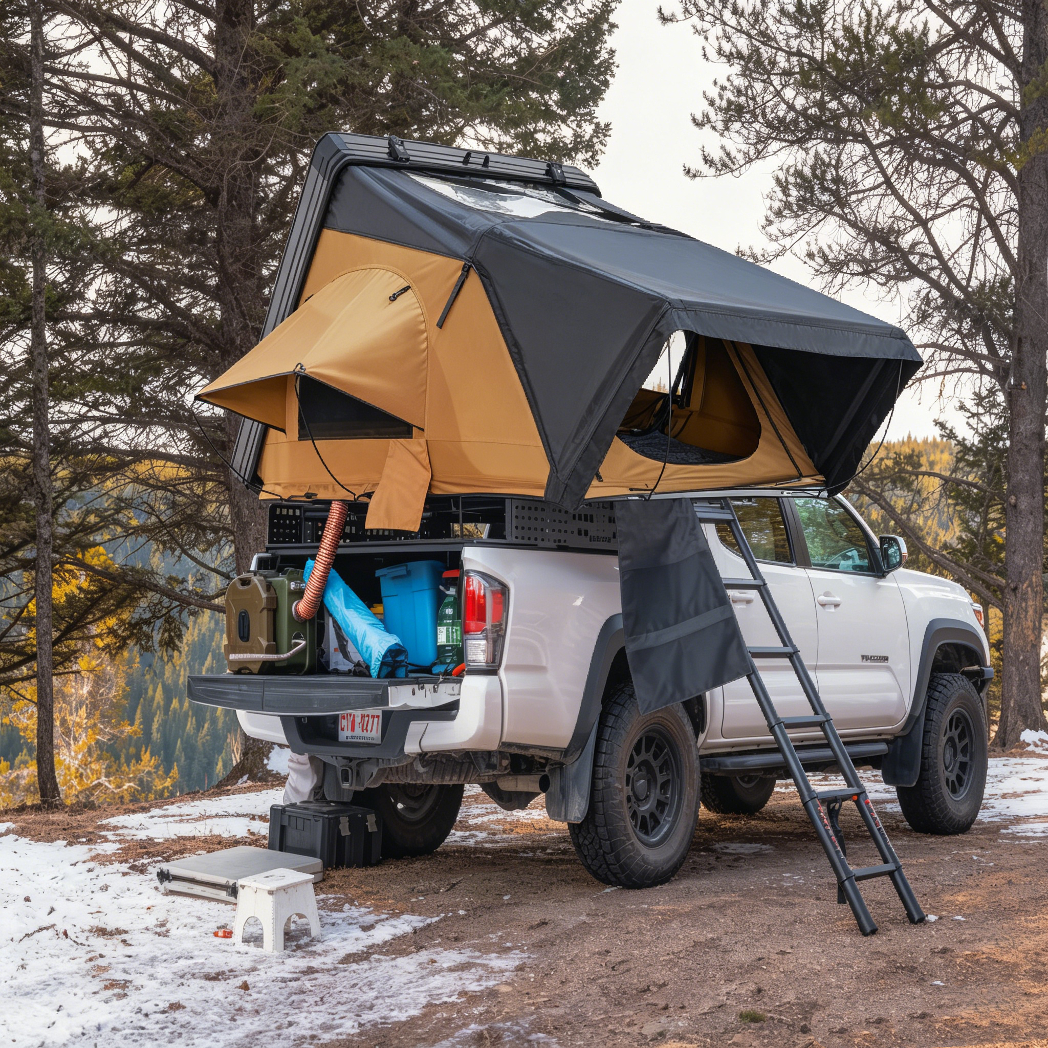 sideopen rooftop tent