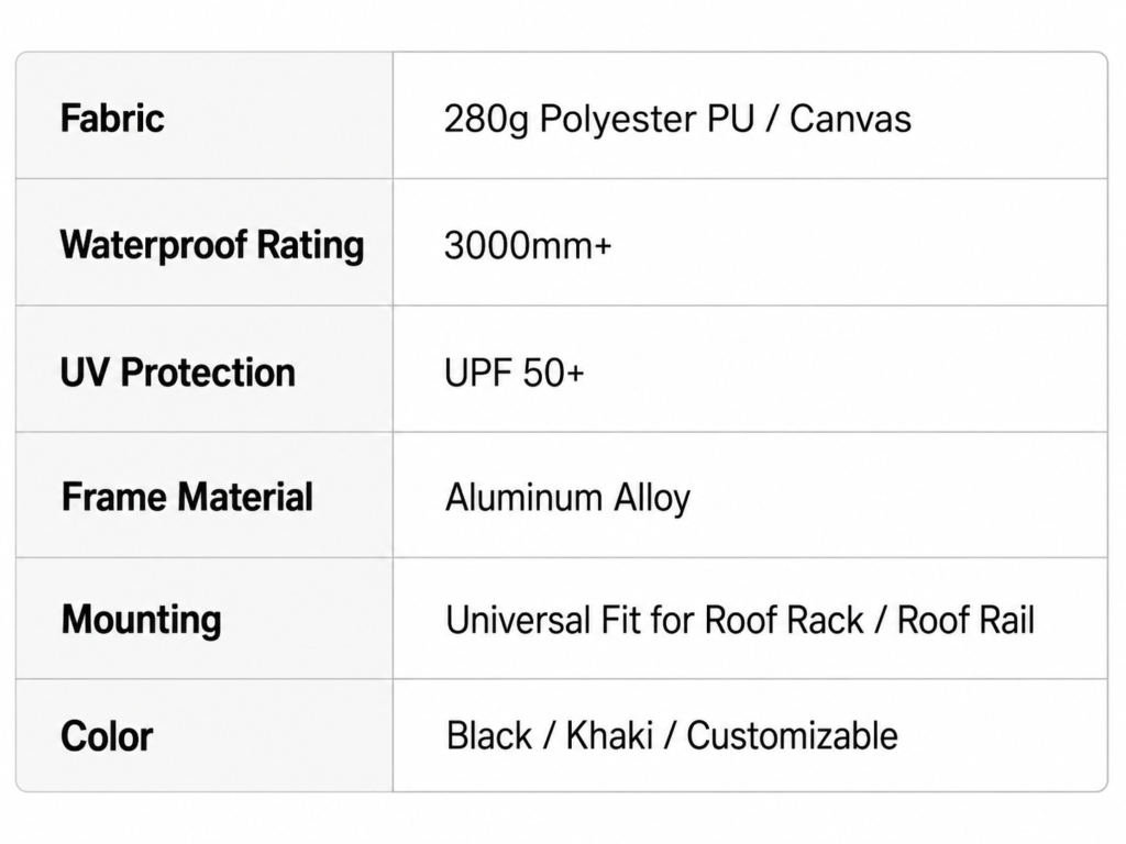 awning details
